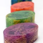 Loofah soap bars for daily skin exfoliation and softness.