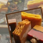 Handmade essential oil soap for men using natural ingredients and a simple recipe.