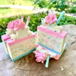 Happy Birthday Soap Bar with colorful packaging and natural ingredients