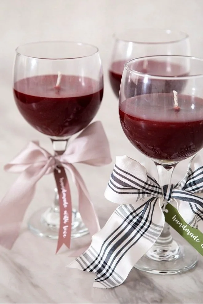 A beginner's guide to making homemade candles with colorful wax and wicks.