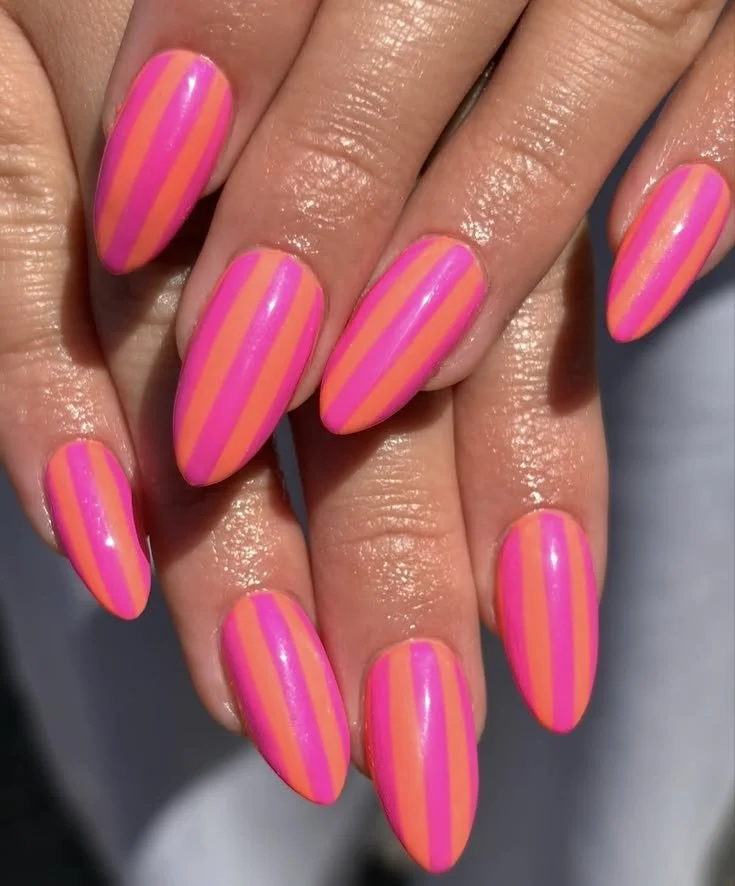 Colorful DIY manicure with unique nail ideas for stylish nails