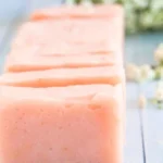 Homemade grapefruit soap for natural skincare