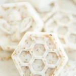 Honey oatmeal soap for gentle mom skincare, nourishing and soothing properties.
