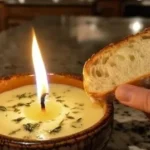 Homemade butter candles for cozy family evenings
