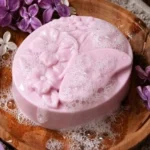 Handmade lilac soap bars for soft skin and relaxation