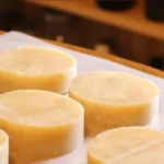 Homemade crockpot oatmeal honey soap ready for use