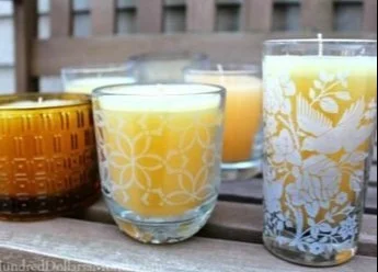 Moms upcycling old candles into new creations and DIY projects