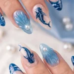 Stylish July nails for summer vacation inspiration and nail art ideas