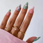 A collection of 17 mint green nail designs for stylish manicures.