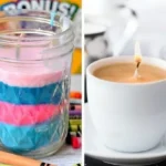 Beautiful DIY candles crafted at home for a cozy atmosphere