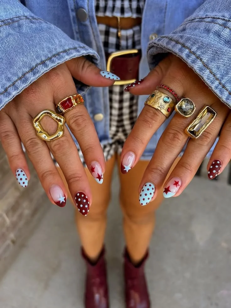 Stylish Fourth of July nails art designs for summer celebrations.