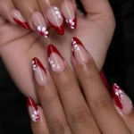 Elegant red nail designs showcasing timeless beauty and style.