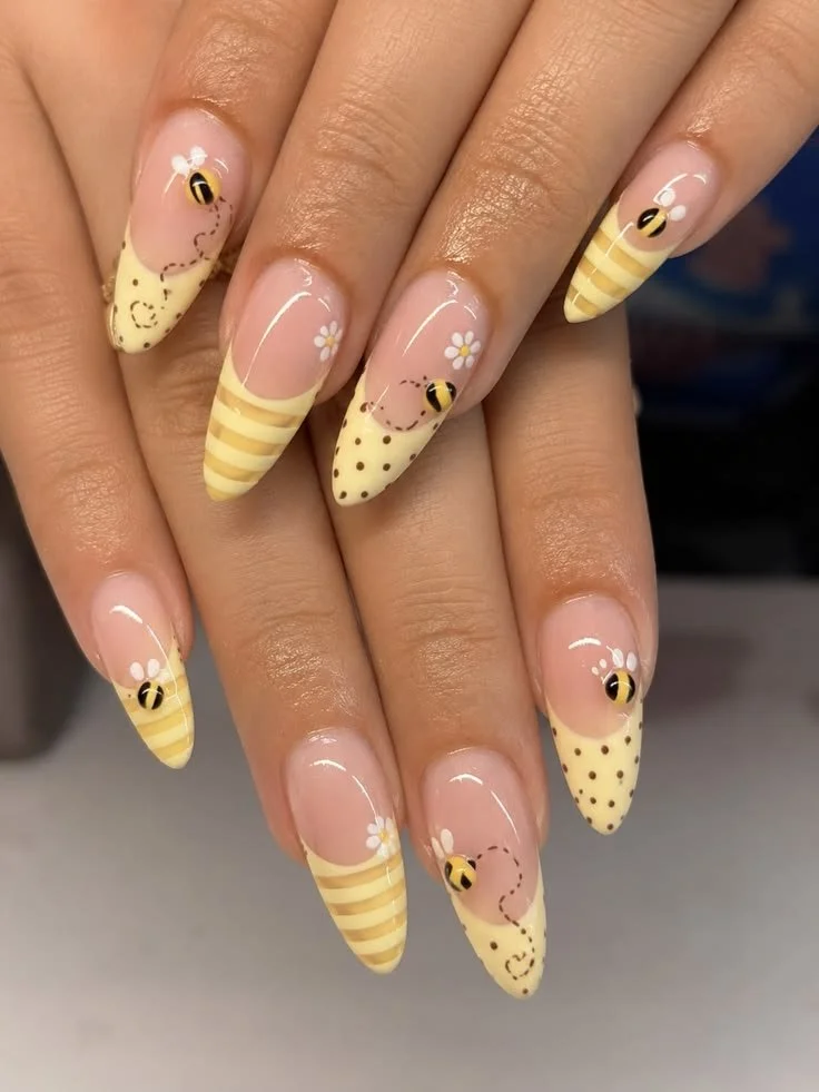 Easy DIY manicure ideas for August with natural nail care tips.