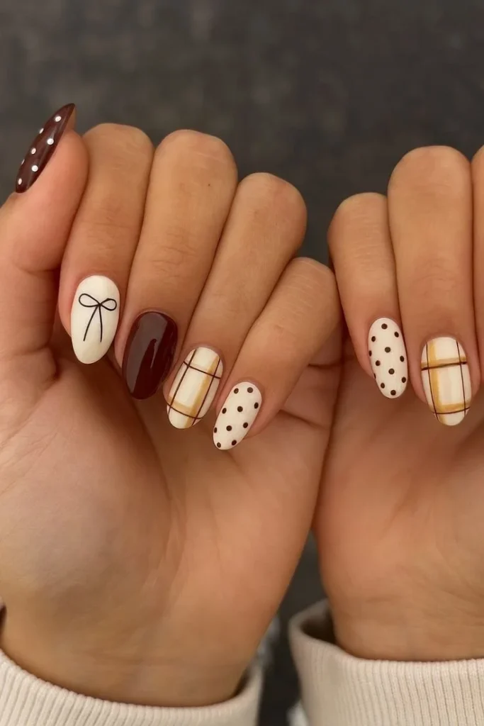 Cozy and trendy fall nail designs for autumn 2025
