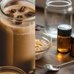 Homemade coffee candles in a cozy setting, perfect for beginners.