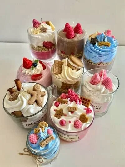 Selection of decorative cake candles for unique gifts and event decor