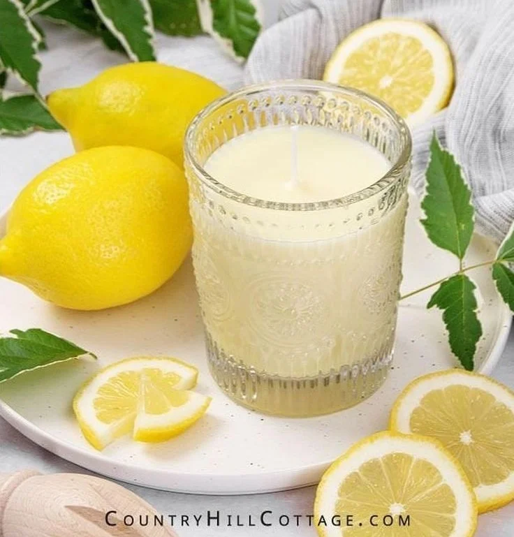 DIY scented candles crafted with natural ingredients and essential oils.