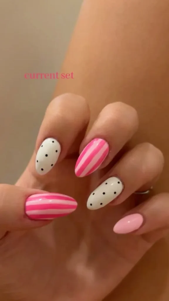 Cute back to school nails featuring adorable animal print designs
