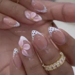 Stylish unisex nails available on Depop showcasing diverse designs.