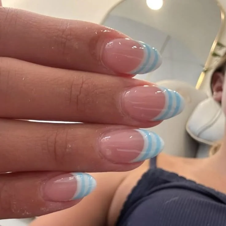 Variety of unisex nails available on Depop showcasing trendy designs
