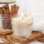 Homemade DIY cinnamon candles for natural fragrance and easy crafting.