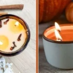 DIY fall candles for a cozy home scent