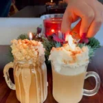 DIY hot cocoa candles for a cozy winter atmosphere