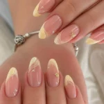 Elegant French nails design showcasing a classic manicure style.