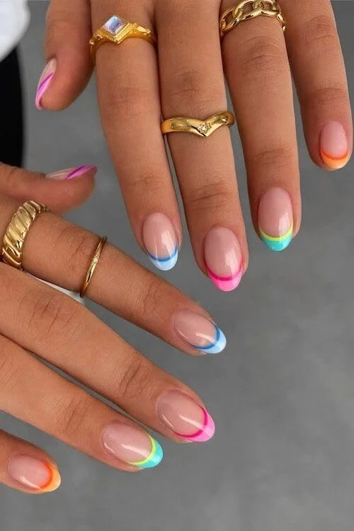 Elegant DIY spring nail design showcasing fresh colors and floral patterns