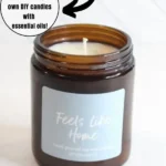 A step-by-step guide showcasing homemade candles for beginners