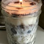 Homemade coffee bean soy candle tutorial for beginners with scented candle supplies