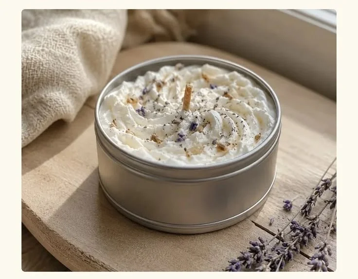 DIY scented paste candle project for beginners
