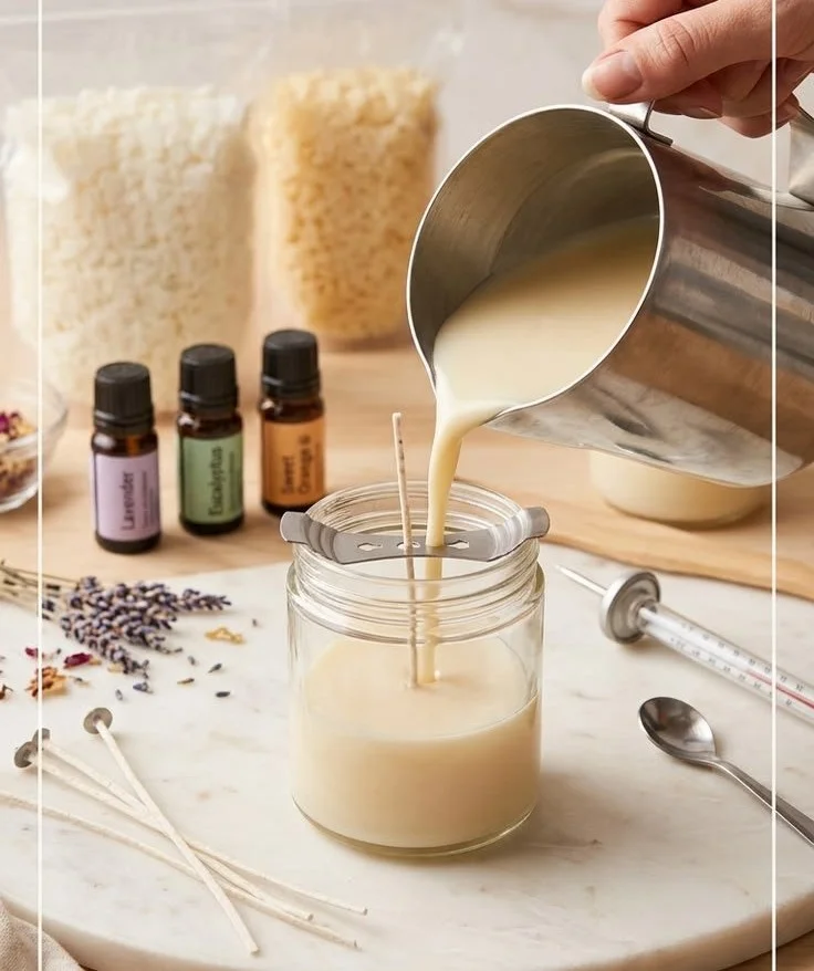 Step-by-step guide on how to make candles for beginners