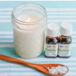 Homemade citronella candles for natural mosquito repellent