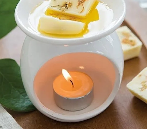 DIY natural wax melts with herbs and ingredients for a fragrant home.