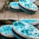 Homemade manly sandalwood soap bars with natural ingredients.