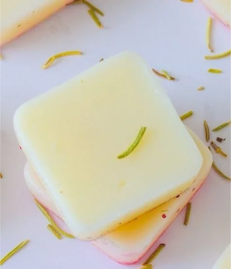 DIY mosquito repellent lotion bars made with natural ingredients