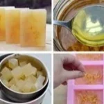 No-lye sensitive soap recipe with calendula and chamomile oils for gentle skin care