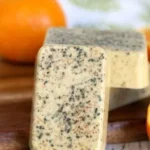 Handmade Orange Clove Soap bars with festive decorations for Christmas gifts