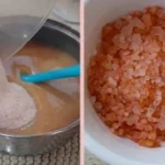 Homemade pink Himalayan salt soap for healthy skin and natural living