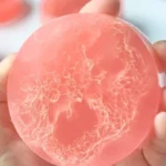 Handmade loofah soap bars for exfoliation and soft skin