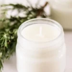DIY rosemary oil candle with essential oil uses