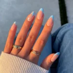 Easy sea-inspired nail art featuring starfish designs for beginners