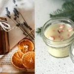 Beautifully crafted homemade candles in various colors and shapes