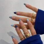 Trendy summer nails with vibrant colors and creative designs
