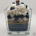 DIY sweet blueberry candle creating cozy vibes for natural living