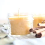 Homemade beeswax candles crafted as thoughtful gifts