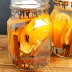 Homemade scented candles in fall scents, perfect for the autumn season.