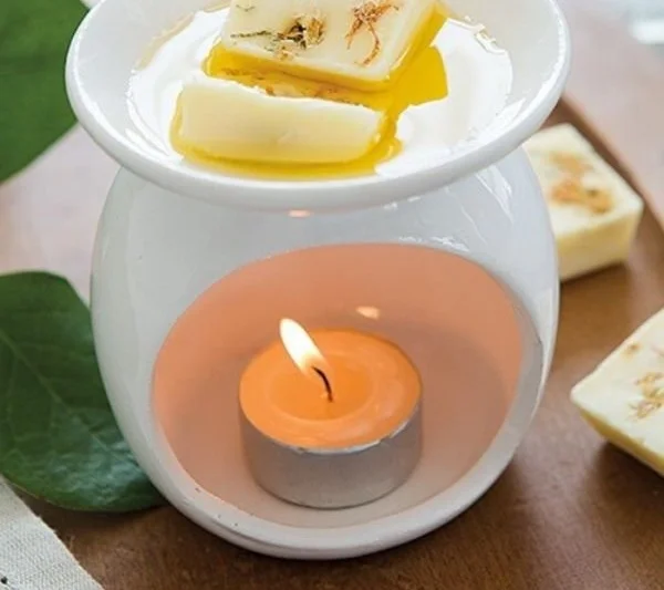 A variety of fragrant wax melts made with herbs and natural ingredients.