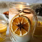 Homemade mason jar candles for gifts, events, and personal use.
